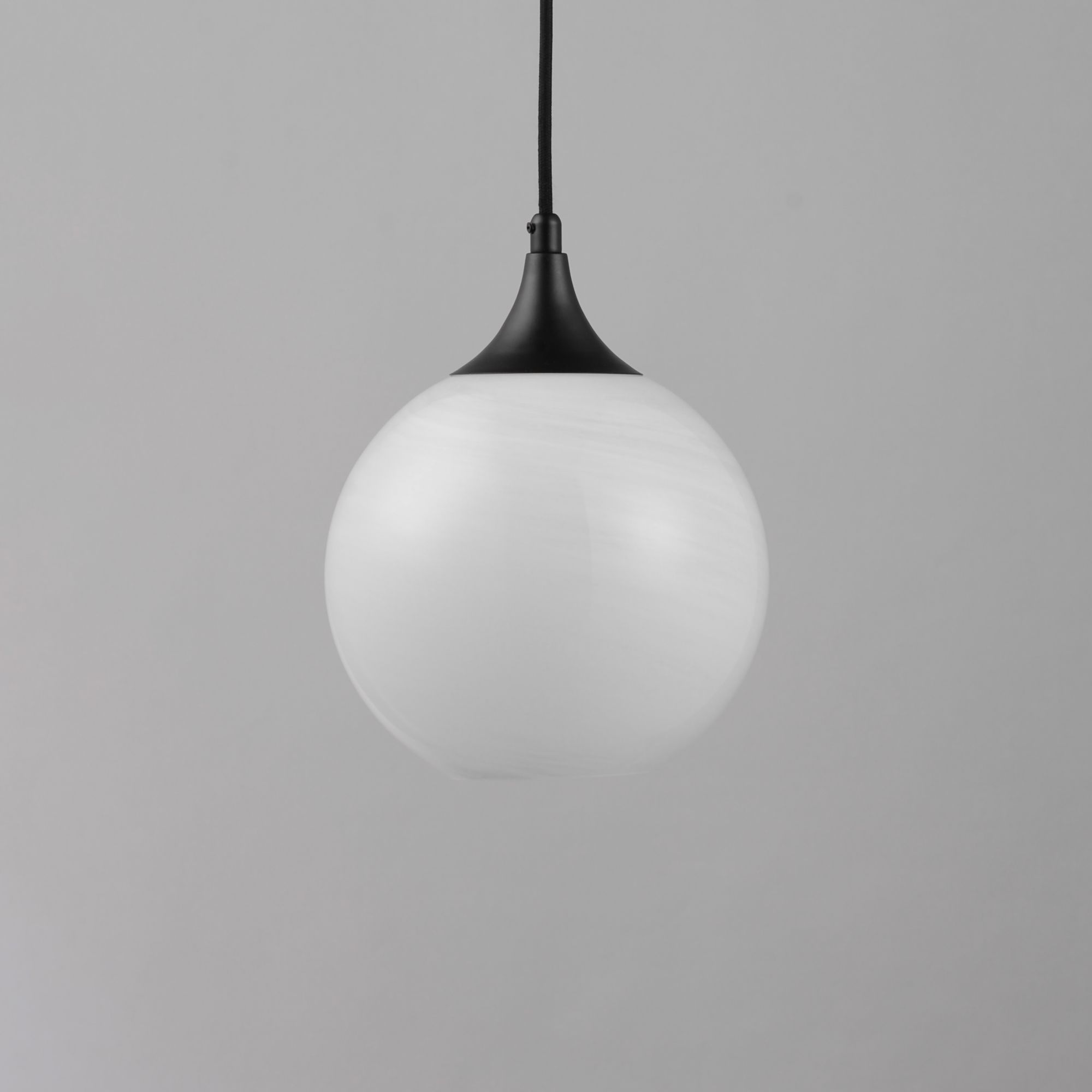 Image 2 Maxim Neve 9" Wide Black Single Pendant more views
