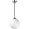 Maxim Neve 9" Wide Polished Chrome Single Pendant