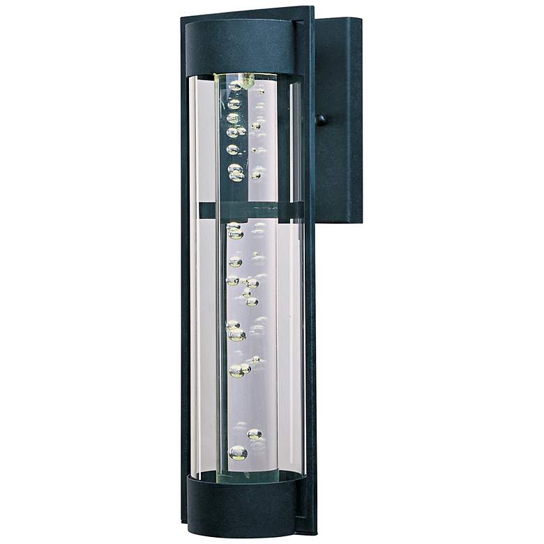 Image 1 Maxim New Age Ebony 19 3/4" High Outdoor LED Wall Light