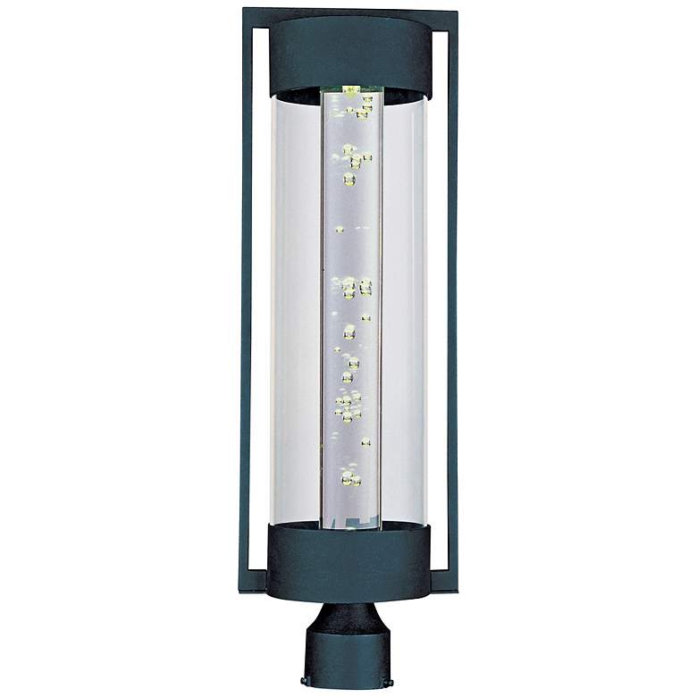 Image 1 Maxim New Age Ebony 26 inch High Outdoor LED Post Mount