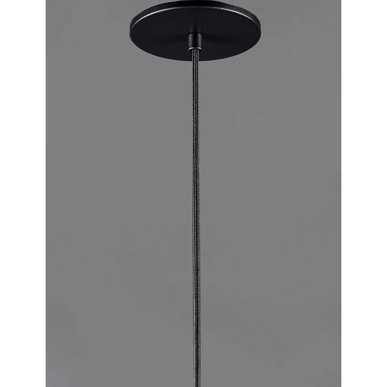 Image 6 Maxim Nordic 14.25" Wide Black Finish Modern Saucer Pendant Light more views