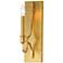 Maxim Normandy 15" High Gold Leaf Wall Sconce