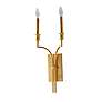 4_Maxim Normandy 24 1/4" High Gold Leaf 2-Light Wall Sconce more views