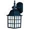 Maxim North Church 14 1/4" High Black Outdoor Wall Light