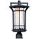 Maxim Oakville 17 3/4" High Black Oxide Outdoor Post Light