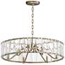 1_Maxim Odeon 26 3/4"W Golden Silver 6-Light Ring Chandelier