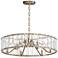 Maxim Odeon 26 3/4"W Golden Silver 6-Light Ring Chandelier