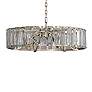 2_Maxim Odeon 26 3/4"W Golden Silver 6-Light Ring Chandelier more views