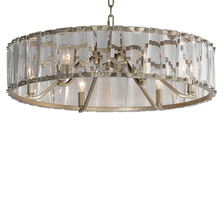 Image 3 Maxim Odeon 26 3/4"W Golden Silver 6-Light Ring Chandelier more views