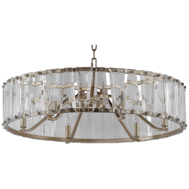 Image 4 Maxim Odeon 26 3/4"W Golden Silver 6-Light Ring Chandelier more views