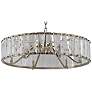 4_Maxim Odeon 26 3/4"W Golden Silver 6-Light Ring Chandelier more views