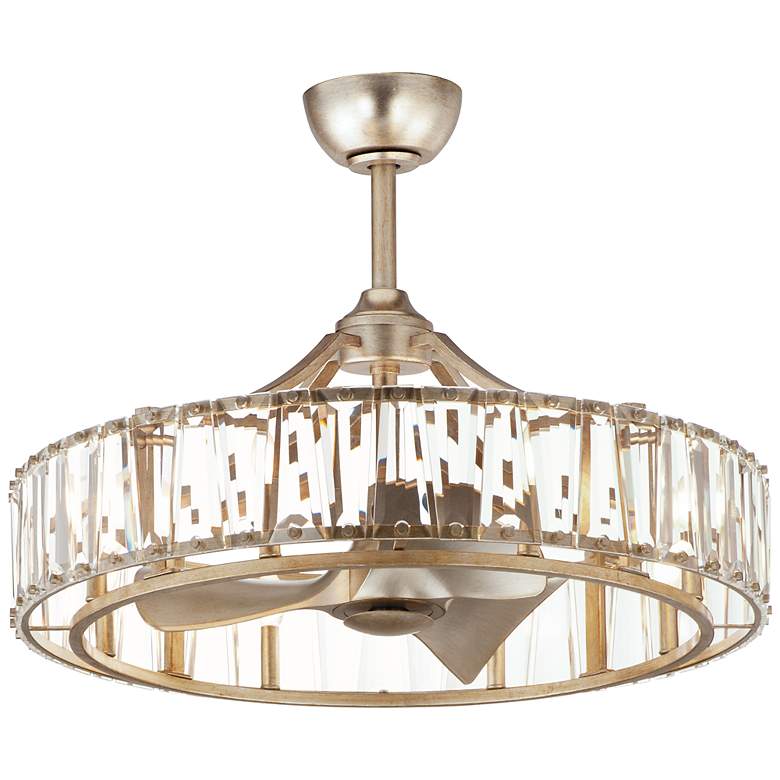 Image 2 Maxim Odeon 32 3/4" Wide Golden Silver LED Fandelier Ceiling Fan Light
