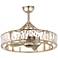 Maxim Odeon 32 3/4" Wide Golden Silver LED Fandelier Ceiling Fan Light