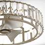4_Maxim Odeon 32 3/4" Wide Golden Silver LED Fandelier Ceiling Fan Light more views