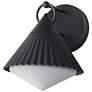 1_Maxim Odette 9 1/2" High Black Outdoor Wall Light