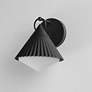 4_Maxim Odette 9 1/2" High Black Outdoor Wall Light more views