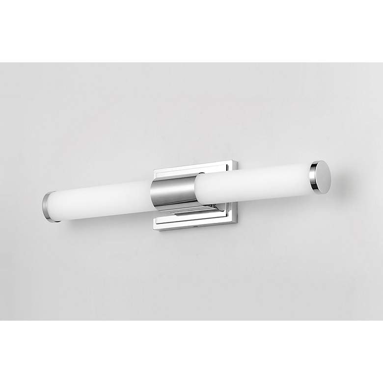 Image 3 Maxim Optic 24" Wide Polished Chrome LED Bath Light more views