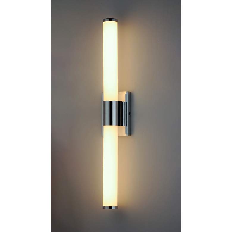 Image 4 Maxim Optic 24" Wide Polished Chrome LED Bath Light more views