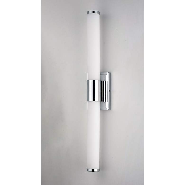 Image 5 Maxim Optic 24" Wide Polished Chrome LED Bath Light more views