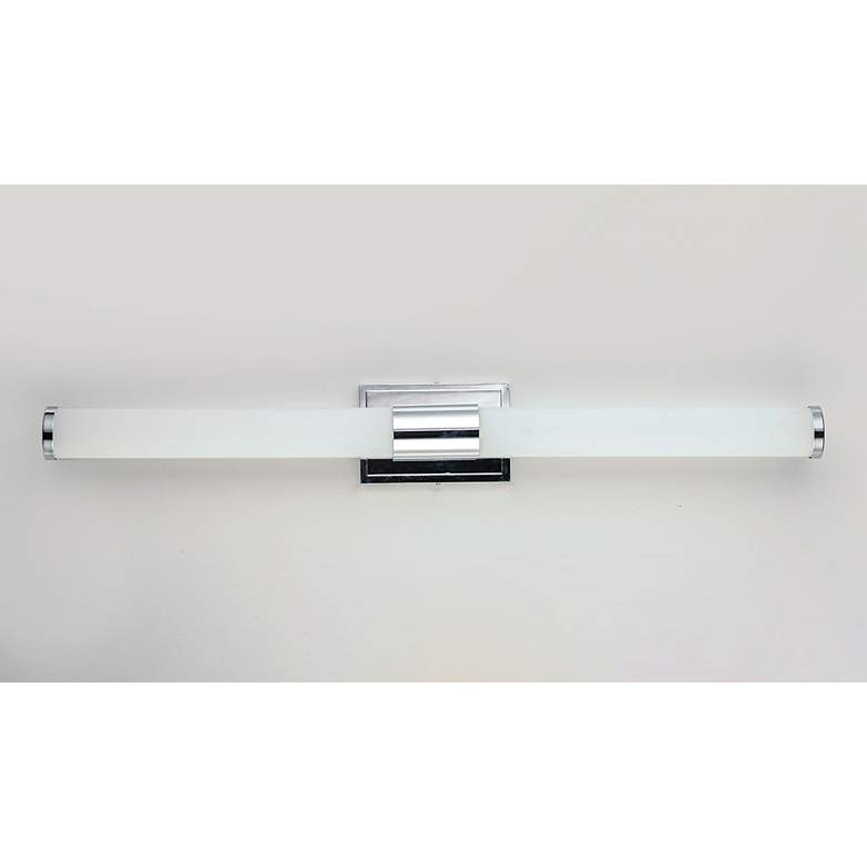 Image 3 Maxim Optic 30" Wide Polished Chrome LED Vanity Bath Light more views
