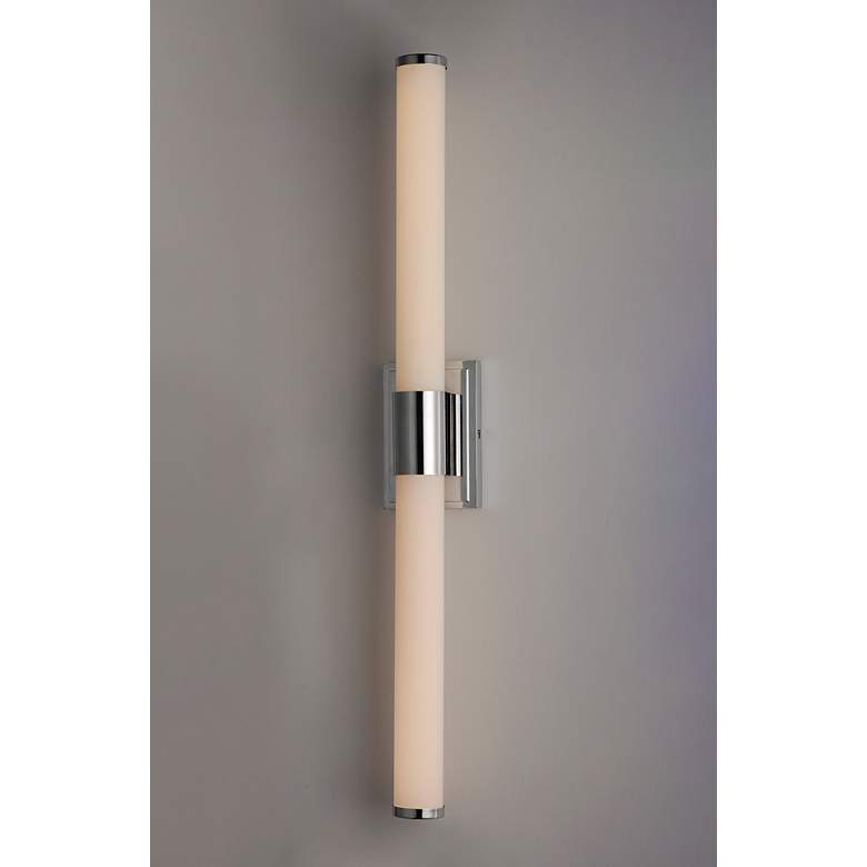 Image 4 Maxim Optic 30" Wide Polished Chrome LED Vanity Bath Light more views