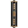 2_Maxim Opulent 20" High Black and Brass Outdoor Wall Light
