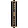 Maxim Opulent 20" High Black and Brass Outdoor Wall Light
