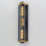 4_Maxim Opulent 20" High Black and Brass Outdoor Wall Light more views