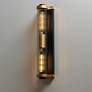 7_Maxim Opulent 20" High Black and Brass Outdoor Wall Light more views
