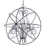 1_Maxim Orbit 12-Light 40" Wide Anthracite and Nickel Orb Pendant Light