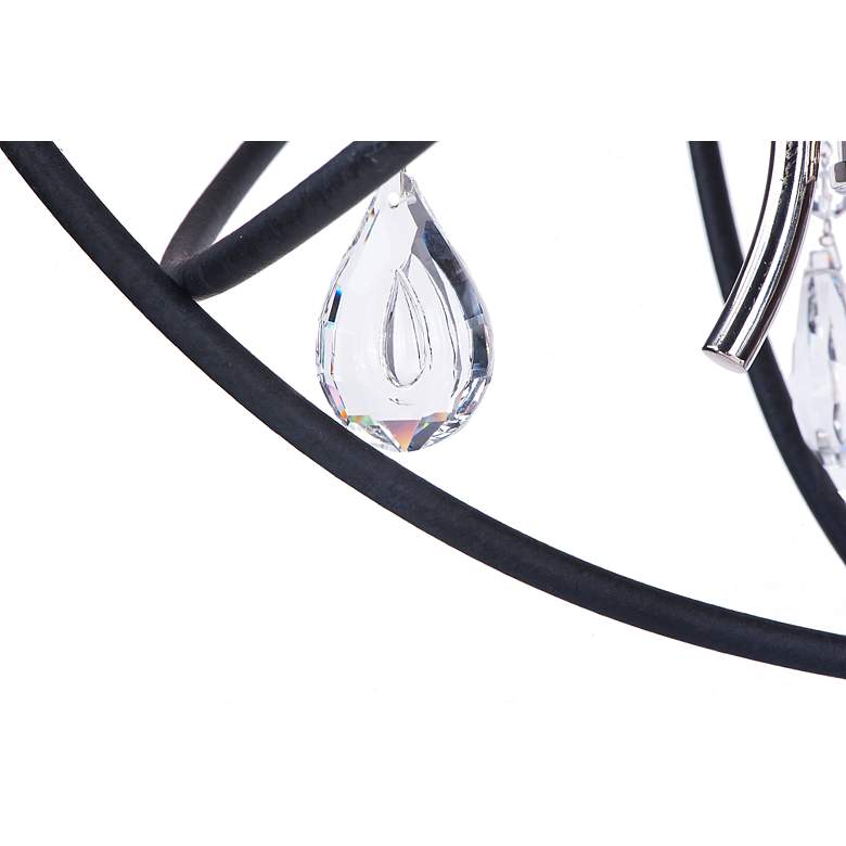 Image 4 Maxim Orbit 19" Wide Anthracite and Nickel 4-Light Chandelier more views