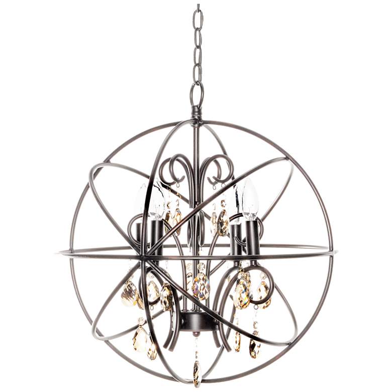 Image 6 Maxim Orbit 19" Wide Oil-Rubbed Bronze 4-Light Pendant more views