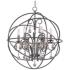 Maxim Orbit 25" Wide Oil-Rubbed Bronze Orb Chandelier