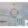 7_Maxim Orbit 25" Wide Oil-Rubbed Bronze Orb Chandelier more views