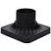 Maxim Outdoor Essentials Black Post Light Mount Adapter