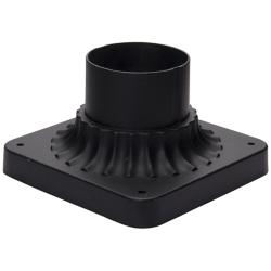 Maxim Outdoor Essentials Black Post Light Mount Adapter