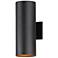 Maxim Outpost 15" High Black Outdoor Wall Light