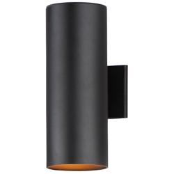 Maxim Outpost 15" High Black Outdoor Wall Light