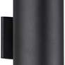 Maxim Outpost 22" High Black Cylinder LED Outdoor Wall Light