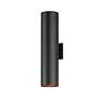 3_Maxim Outpost 22" High Black Modern Cylinder Outdoor Wall Light more views