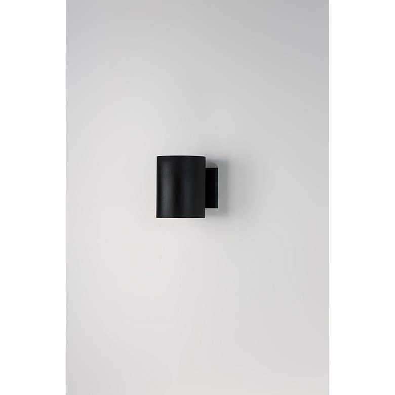 Image 2 Maxim Outpost 7 1/4" High Black Outdoor Wall Light more views
