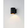 3_Maxim Outpost 7 1/4" High Black Outdoor Wall Light more views