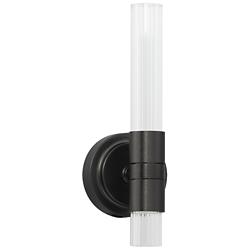 Maxim Ovation 13" High Black LED Wall Sconce