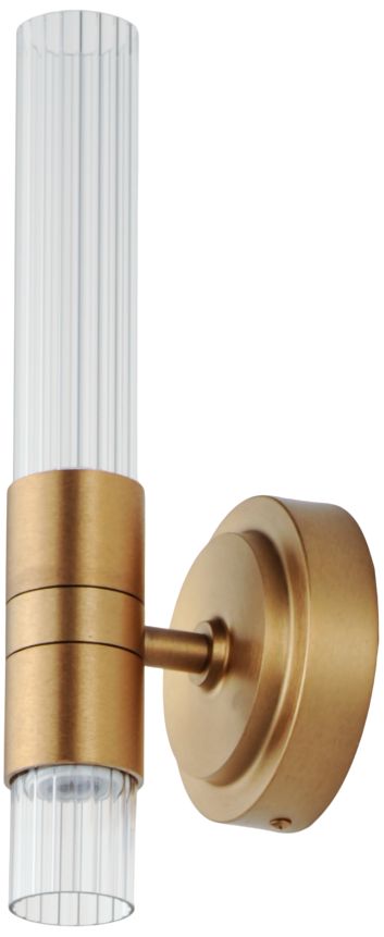 Maxim Ovation 13" High Gold LED 2-Light Wall Sconce in scene