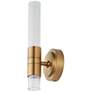 Maxim Ovation 13" High Gold LED 2-Light Wall Sconce in scene