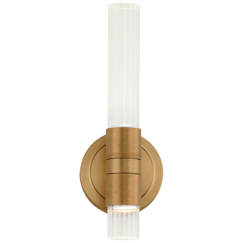 Image 5 Maxim Ovation 13" High Gold LED Wall Sconce more views