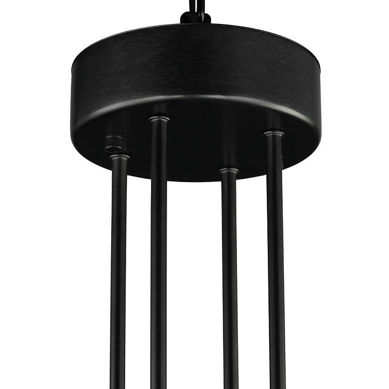 Image 4 Maxim Ovation 23 1/2"W Black 9-Light LED Wheel Chandelier more views