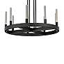 5_Maxim Ovation 23 1/2"W Black 9-Light LED Wheel Chandelier more views