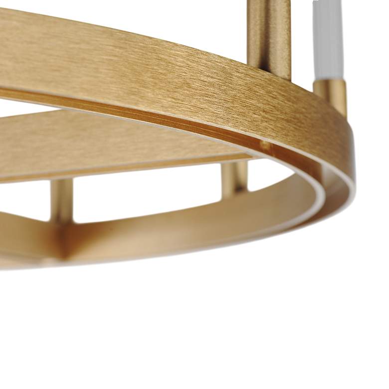 Image 6 Maxim Ovation 31 1/2" Wide Gold Modern Ring Chandelier more views