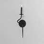 Thumbnail2 of Maxim Padrona 19" High Black Oxide Candle Wall Sconce more views